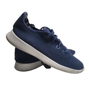 Allbirds TR Tree Runners Men's 12 Shoes Navy Blue White Running Lace Up Sneaker